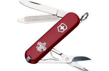 Image of Victorinox Classic SD Boy Scout Swiss Army Flash Knife Red 55031