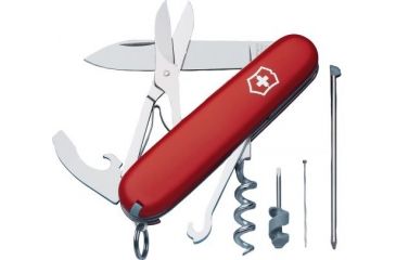 Image of Victorinox Compact Swiss Army Pocket Knife, Red 54941