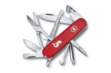 Image of Victorinox Fisherman Swiss Pocket Knife w/18 Functions, Red, 91mm, 1.4733.72