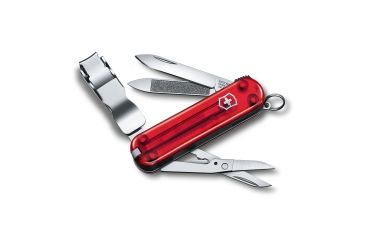 Image of Victorinox Nail Clipper 580 Pocket Knife, Ruby, 65mm, 0.6463.TUS2
