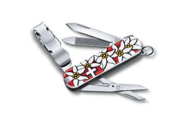 Image of Victorinox Nail Clipper 580 Pocket Swiss Knife, Edelweiss, 58mm, 0.6463.840-X1