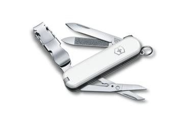 Image of Victorinox Nail Clipper 580 Pocket Swiss Knife, White, 58mm, 0.6463.7-X5