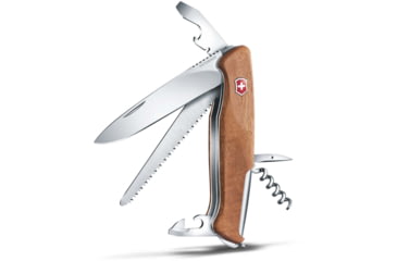 Image of Victorinox Ranger Wood 55 Folding Knife, Walnut, 130mm, 0.9561.63-X2