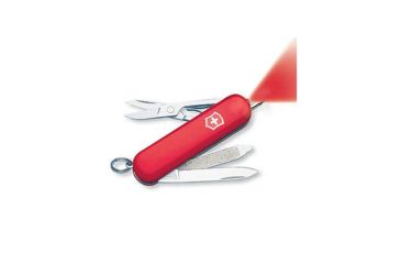 Image of Victorinox Signature Lite Knife - Red LED-Red
