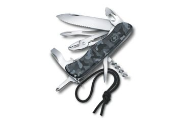 Image of Victorinox Skipper Large Pocket Knife for Sailing, Navy Camo, 111mm 0.8593.W942-X1