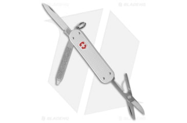 Image of Victorinox Swiss Army Knife Classic SD Folding Knives, 1.55in, Gray Handle, Silver Alox 53012, Steel/Gray, 2.25in, BHQ-2857