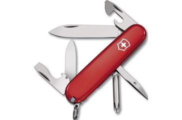 Image of Victorinox Tinker Pocket Knife, 3.5in Closed Blade, Stainless Steel, Red ABS Handle, 1.4603-X18