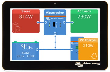Image of Victron Energy GX Touch 50 Display, Cerbo GX, Black, BPP900455050