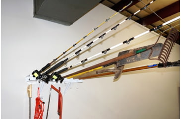 Image of Viking Solutions 11 Rod Wall Mounted Tool/Fishing Rod Holder, VKS-VTR003