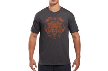 Image of Viktos Bulletproof Tiger T-Shirt, Large, Charcoal Heather, 1806404