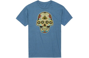 Image of Viktos Dia De Los Quatros Tee T-Shirt - Mens, Indigo Heather, Extra Small, 1810201