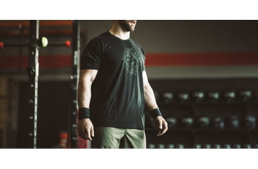 Image of Viktos Diamond Front Tee, Black, Small, 1802402