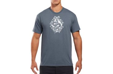 Image of Viktos Diamond Front Tee, Navy Heather, Small, 1802702