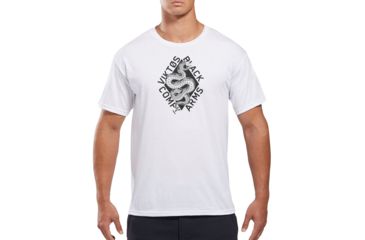 Image of Viktos Diamond Front Tee, White, Small, 1802502