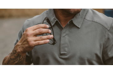 Image of Viktos Range Trainer Coolmax Polo Mens, Greyman, Extra Large, 1811205