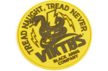 Image of Viktos Snakebolt Moralpha Patch, Yellow, 3in x 3in, 2004302