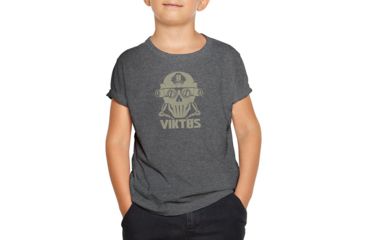 Image of Viktos Youth Four Eyes Tee, Grey, Small, 1804002