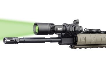 Image of Viridian V300 Powered Zoom Green LED Flashlight,250 Yard Range w/3 Mounts and Pressure Switch 980-0001