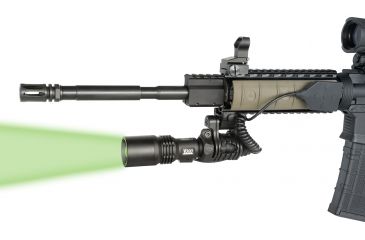 Image of Viridian V300 Powered Zoom Green LED Flashlight,250 Yard Range w/3 Mounts and Pressure Switch 980-0001