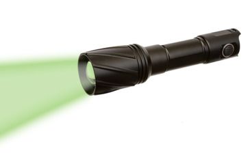 Image of Viridian Weapon Technologies V210 Long Range LED Illuminating Flashlight w/ Manual Zoom and Universal Mount battery, Charger and Remote Switch, Green Beam, 980-0017