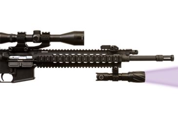 Image of Viridian Weapon Technologies V210 Long Range LED Illuminating Flashlight w/ Manual Zoom and Universal Mount battery, Charger and Remote Switch, IR Beam, 980-0019