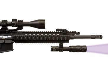 Image of Viridian Weapon Technologies V310 Long Range LED Illuminating Flashlight w/ Motorized Zoom and Universal Mount, Battery, Charger and Remote Switch, IR Beam, 980-0015