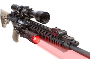Image of Viridian Weapon Technologies V310 Long Range LED Illuminating Flashlight w/ Motorized Zoom and Universal Mount, Battery, Charger and Remote Switch, Red Beam, 980-0014