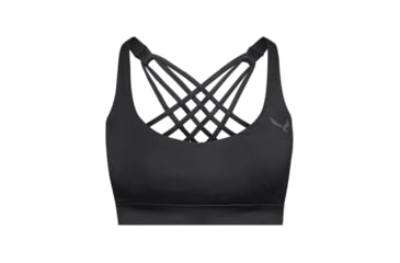 Image of Virtus Outdoor Group Jade Sports Bra - Womens, Jet Black, Large, AA1WATF015PA0L