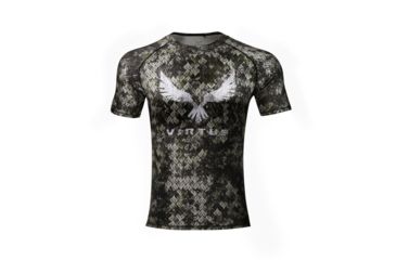 Image of Virtus Rocky X Short Sleeve Full Camo - Mens, Tariis, Large, NSN Not applicable VR.10417101.03TA0000.L