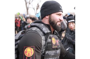 Image of Virtus Wide Banded Fleece Beanie,Black, 001BV