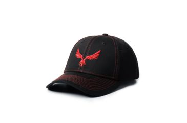 Image of Virtus Yorio Red - Ball Cap Black Red Eagle, Large, NSN Not applicable VR.20117302.02BKRD00.L