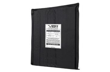 Image of Vism Ballistic Soft Panel-Rectangle Cut 10in X12in, Black BSF1012