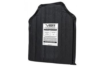 Image of Vism Ballistic Soft Panel -Shooters Cut 10in X12in, Black BSC1012