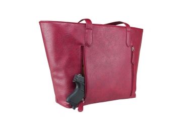 Image of Vism Concealed Carry Tote Bag, Red, Large, BWN003