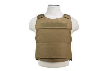 Image of VISM Discreet Plate Carrier w/External Armor Pocket, Tan, Extra Small/Small CVPCVDC2975T