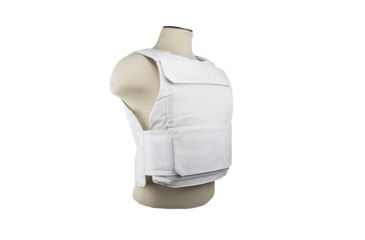 Image of VISM Discreet Plate Carrier, White, Medium-2XL, CVPCVD2975WH