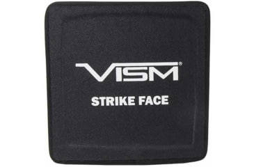 Image of VISM LVL IV Ceramic/PE Ballistic Plate, 6X6, Curved Side, Black, B4C66C