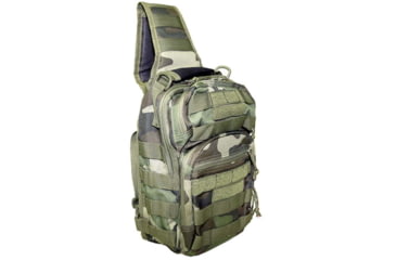 Image of VISM Sling Utility Bag, Woodland Camo, CVSUB3025WC