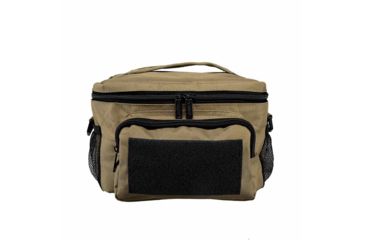 Image of VISM Small Insulated Cooler Lunch Bag With Molle/Pal Webbing, Tan CVKOLS3022T