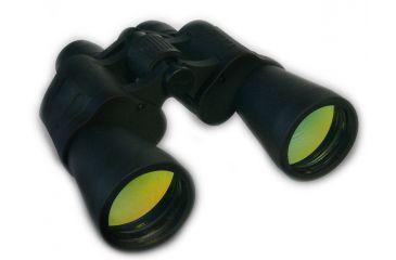 Image of Vivitar 10x50 Rubberized Porro Full Size Binoculars with Ruby Lenses, Case and Strap