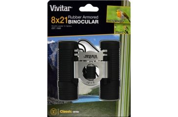 Image of Vivitar Classic Series 8x21 Sports Rubberized Binoculars VIV-CS-821