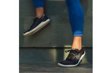 Image of Vivobarefoot Geo Racer Knit Road Running Shoes - Womens, Obsidian, 38, 202054-0138