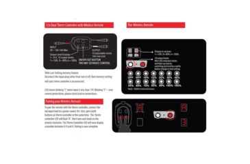 Image of Volt Resistance Therm Controller Wireless Remote, 12V, 12v-TCD Remote