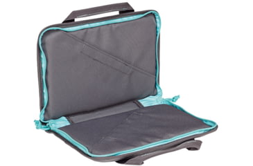Image of Voodoo Tactical Pistol Case With Mag Pouches, Gray/teal - 25-0017161000