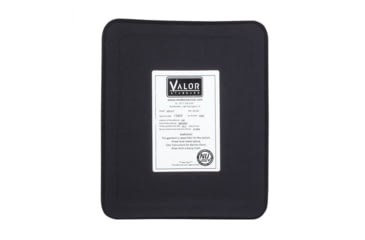 Image of Voodoo Tactical Valor Standard Full Cut Single Curve PE Level III NIJ Certified Pe Hard Plate, 10 x 12, 20-0165000000