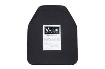 Image of Voodoo Tactical Valor Standard Level IV Multi Curve Ceramic Plate, Shooters Cut, 10 x 12, 20-0162000000