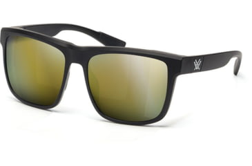 Image of Vortex Banshee Sunglasses, Black/Amber, Gold Mirror, EBA-BKA-GL