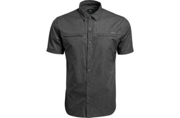 Image of Vortex Cool Latitude Shirt - Mens, Black Heather, 2X, 120-07-BLH2X