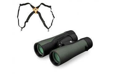 Image of Vortex Crossfire 10x42 Binocular CF-4302 w/Vortex Binocular Harness Strap VTHARNESS