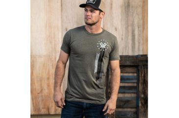 Image of Vortex Double Down T-Shirt - Mens, Olive Heather, 2X, 120-30-OLH2X